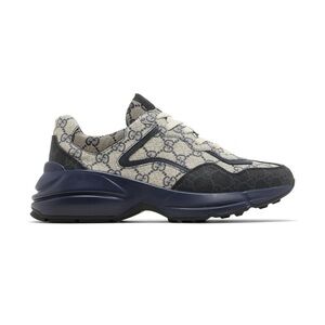 Gucci men's Rython GG Supreme monogram trainers size 12.5 made in Italy